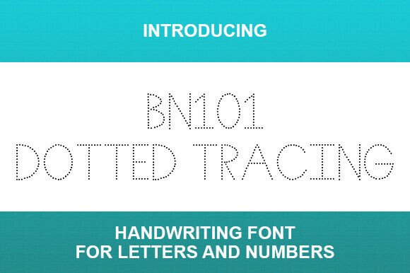 Bn101 Dotted Tracing Font
