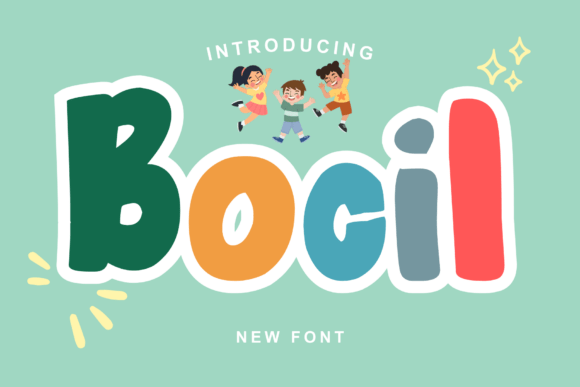 Bocil Font: Bold & Whimsical