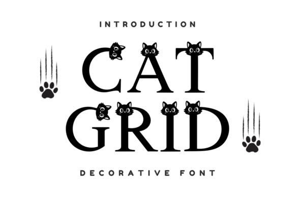 Catgrid: A Decorative Font for Web Design