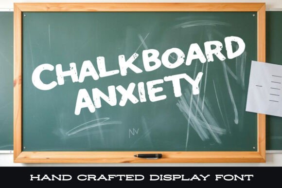Chalkboard Anxiety Font
