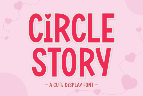 Circle Story Font for Creative Makers