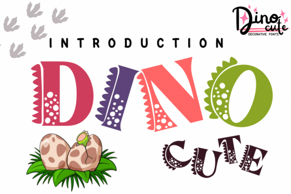 Dino Cute Font for Web Design