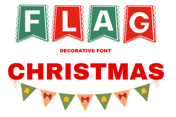 Flag Christmas Font Review