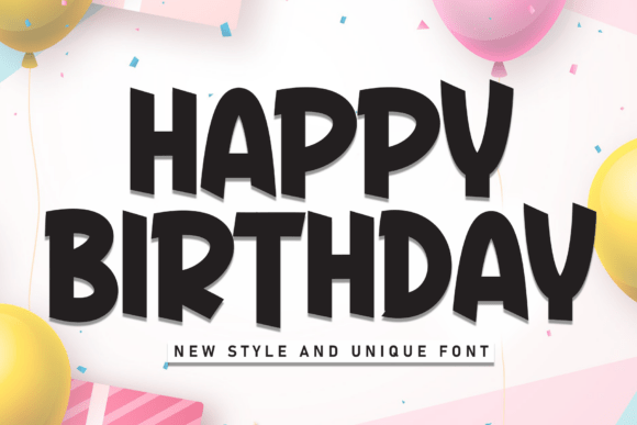 h1>Happy Bithday Font Review