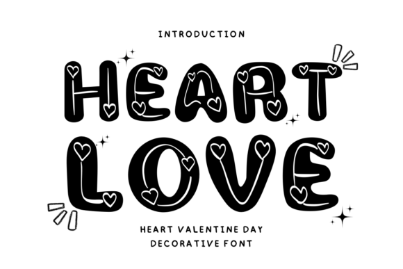 Heart Valentine Day Font