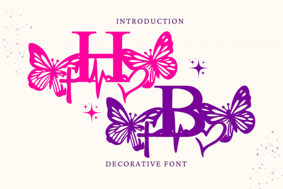 Heartbeat Butterfly Font Review