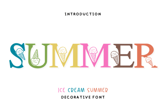 Ice Cream Summer Font