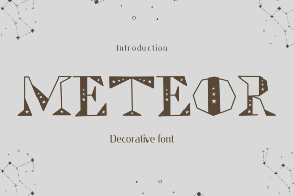 Meteor: A Bold Typographic Statement