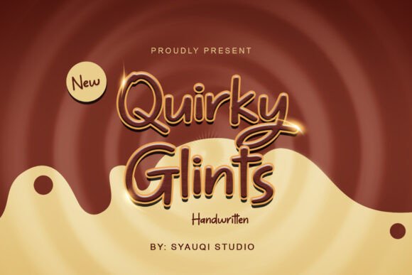 Quirky Glints: A Playful Font for Impact