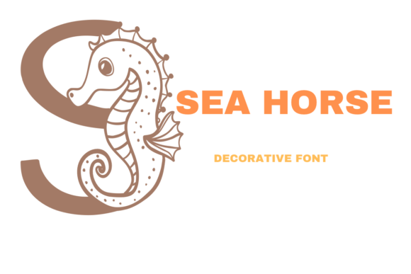 Sea Horse: A Decorative Font for Elegant Design