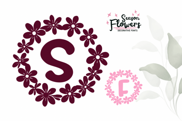 Season Flowers Font for Business