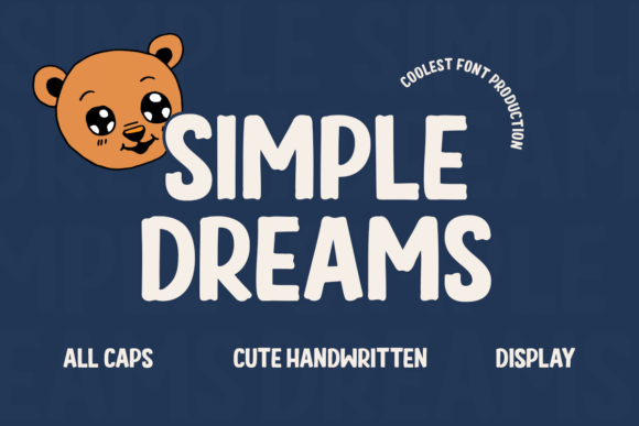 Simple Dreams Font for Business