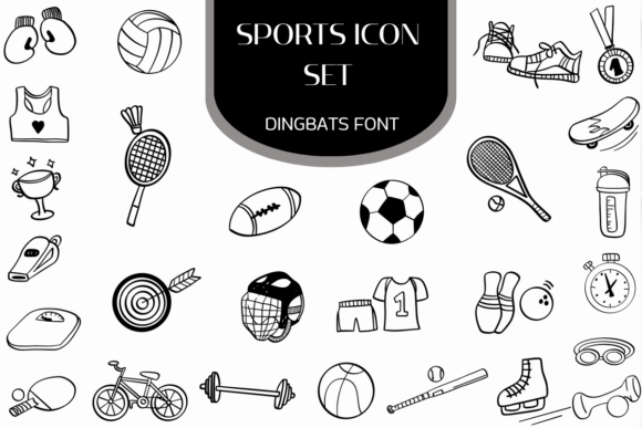 Sports Icon Set Font Review