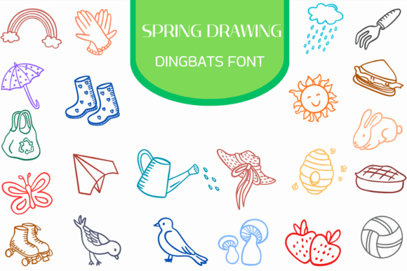 Spring Drawing Font Review