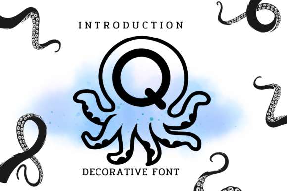 Squid Sea: A Bold, Decorative Display Font