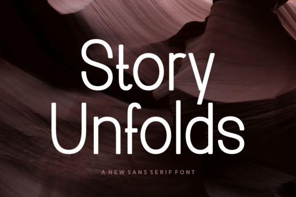 Story Unfolds: A Font That Tells a Tale