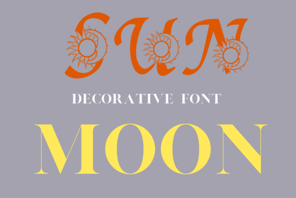 Sun Moon Font for Business