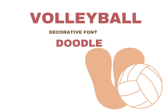 Volleyball Doodle Font Review