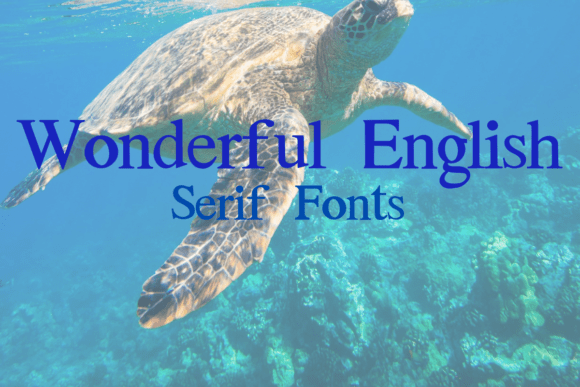 Wonderful English Font